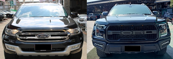 Ford Everest to Raptor F150